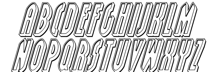 Grendel's Mother Engraved Ital Font LOWERCASE