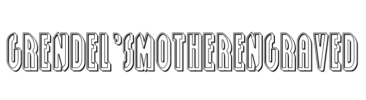 Grendel's Mother Engraved  Descarca Fonturi Gratis