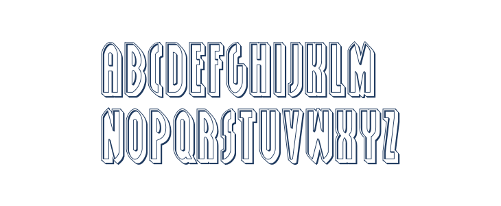 Grendel's Mother Engraved Lowercase