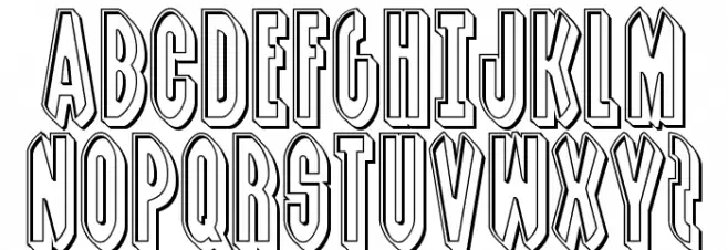 Grendel's Mother Engraved Schriftart Groß