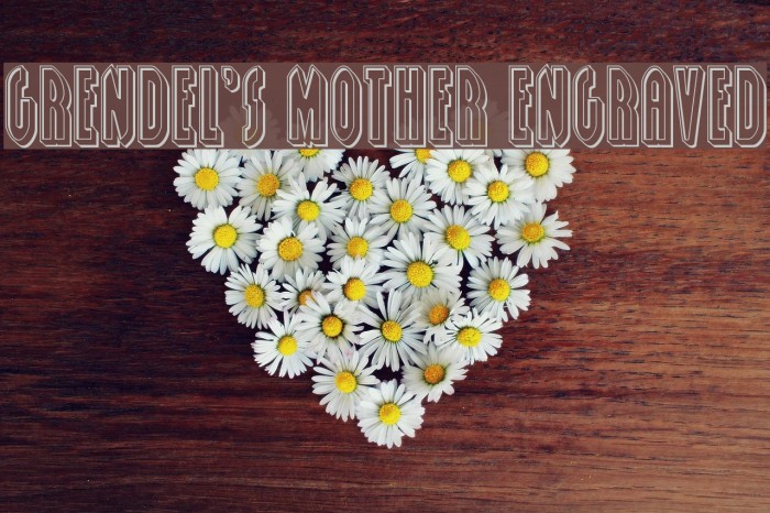 Grendel's Mother Engraved Example 1