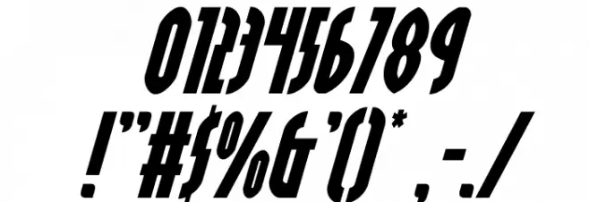 Grendel's Mother Expanded Ital Font OTHER CHARS