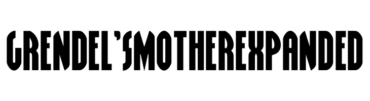 Grendel's Mother Expanded  font caratteri gratis