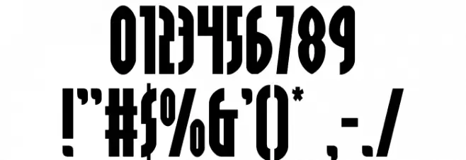 Grendel's Mother Expanded Font OTHER CHARS