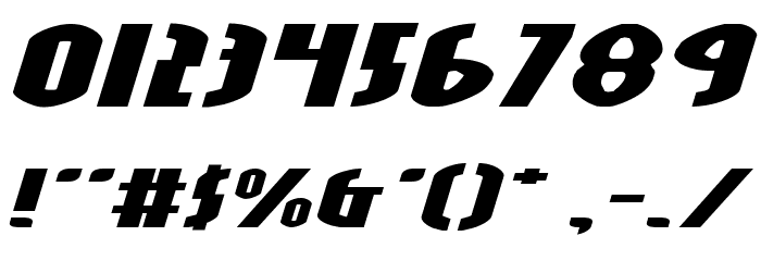 Grendel's Mother Extra Exp Itl Font OTHER CHARS