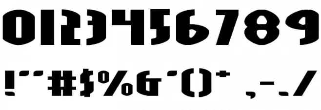 Grendel's Mother Extra Exp Font OTHER CHARS