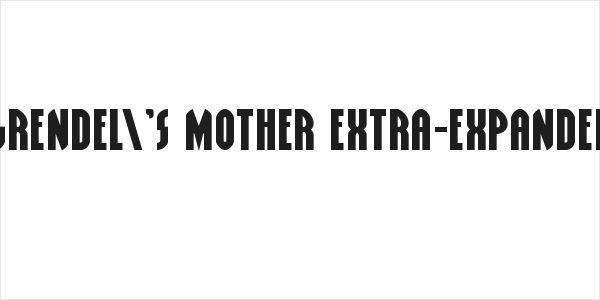 Grendel's Mother Extra-Expanded Logo
