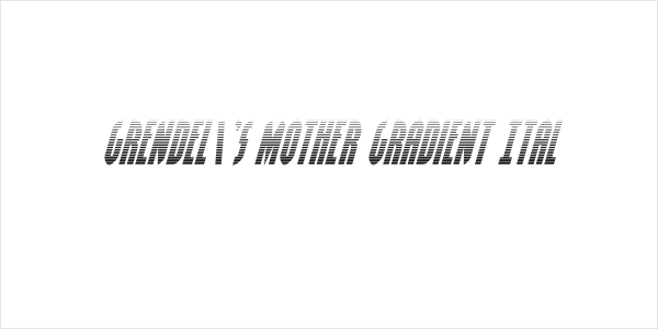 Grendel's Mother Gradient Ital Logo