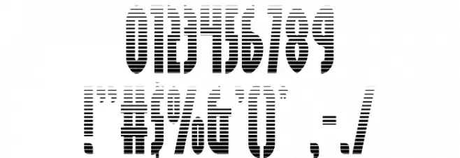 Grendel's Mother Gradient Font OTHER CHARS