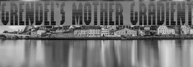 Grendel's Mother Gradient Font examples