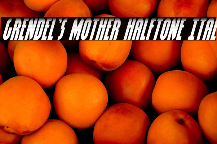 Grendel's Mother Halftone Ital Example 1