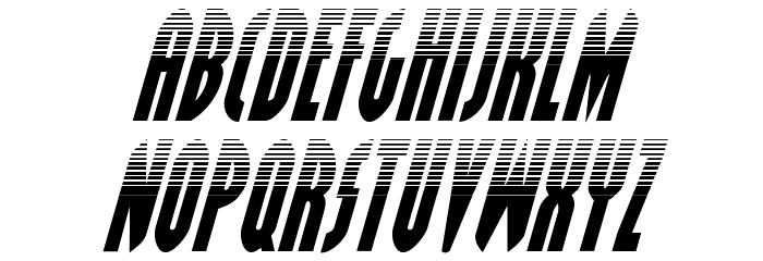 Grendel's Mother Halftone Italic Font LOWERCASE