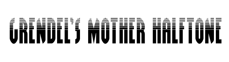 Grendel's Mother Halftone  免费字体下载