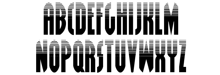 Grendel's Mother Halftone Font LOWERCASE