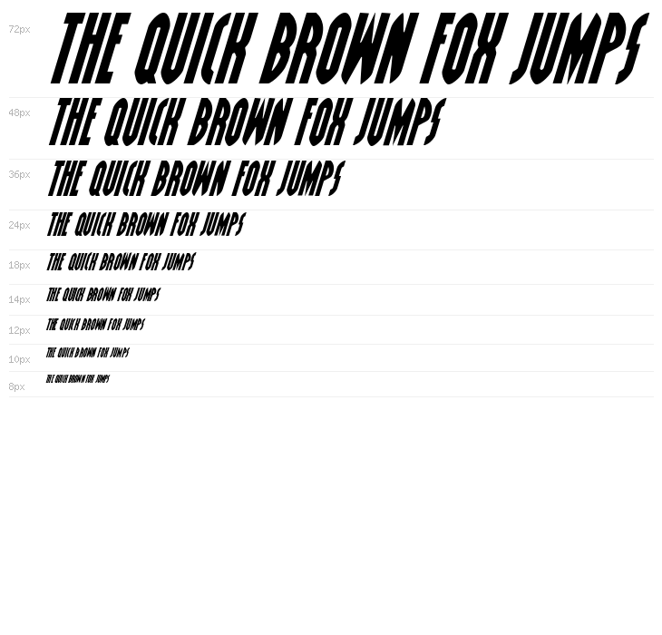 Grendel's Mother Italic Waterfall