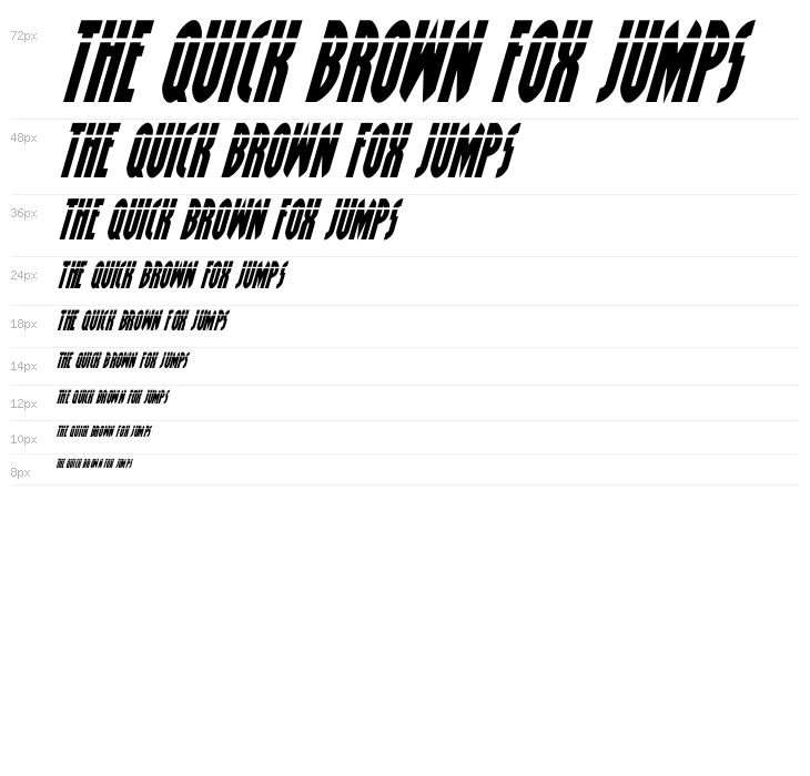 Grendel's Mother Laser Italic Waterfall