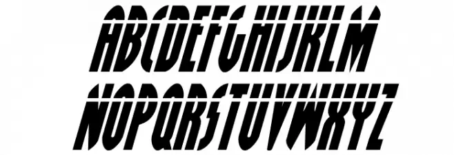 Grendel's Mother Laser Italic Caratteri MINUSCOLO