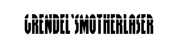 Grendel's Mother Laser  font caratteri gratis