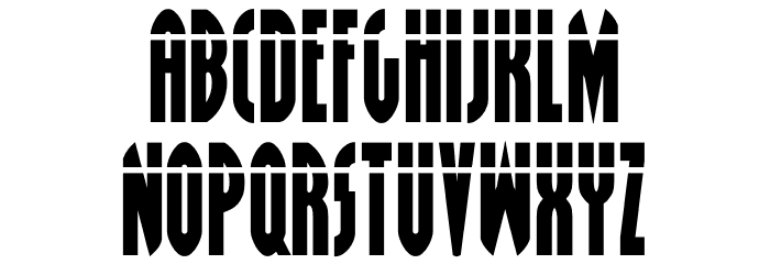 Grendel's Mother Laser Font LOWERCASE