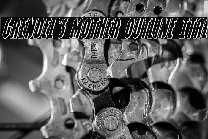 Grendel's Mother Outline Ital Example 1