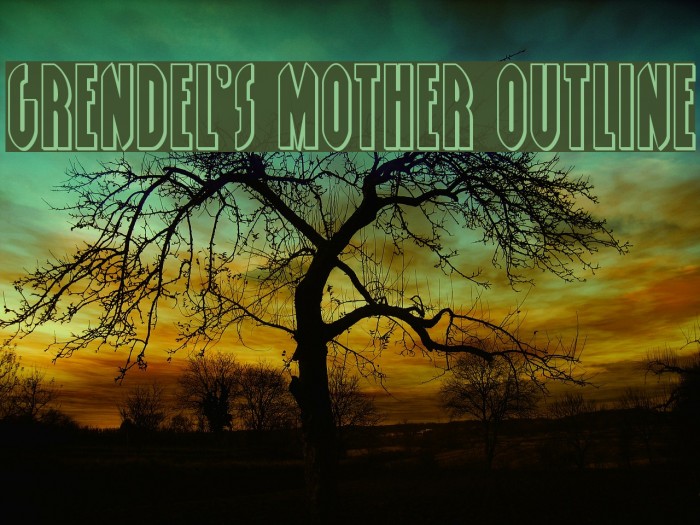 Grendel's Mother Outline Example 1