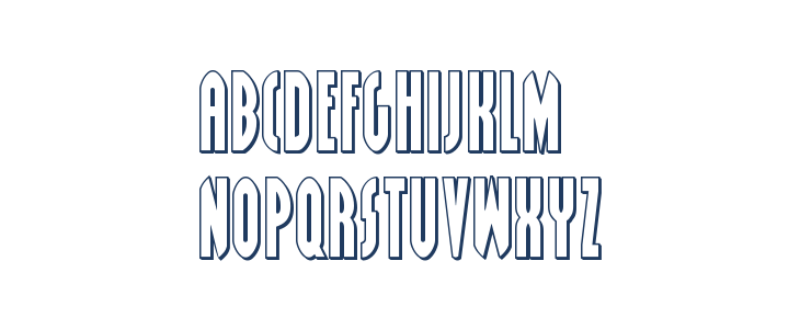 Grendel's Mother Outline Lowercase