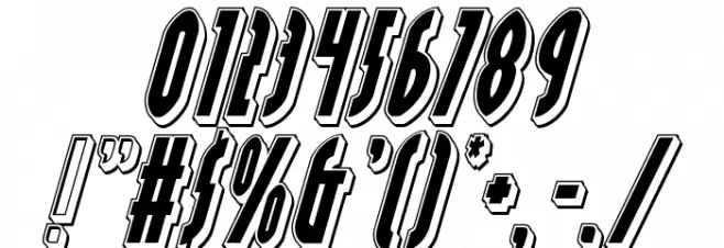 Grendel's Mother Punch Italic Font OTHER CHARS