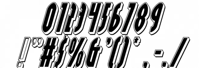 Grendel's Mother Punch Italic Font OTHER CHARS