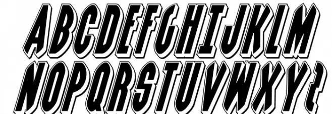 Grendel's Mother Punch Italic Fuentes MAYÚSCULAS