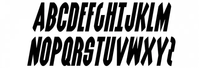 Grendel's Mother Semi-Italic Polices MAJUSCULES