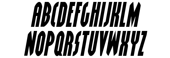 Grendel's Mother Semi-Italic Font LOWERCASE