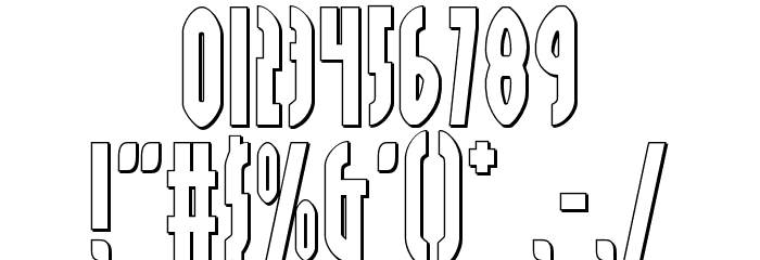 Grendel's Mother Shadow Font OTHER CHARS
