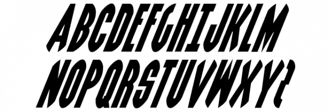 Grendel's Mother Super-Italic Schriftart Groß