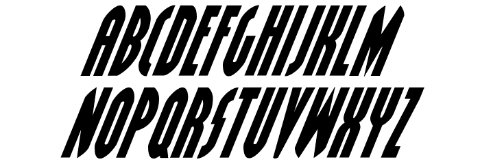 Grendel's Mother Super-Italic Font LOWERCASE