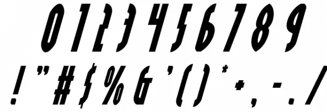 Grendel's Mother Title Italic Font OTHER CHARS