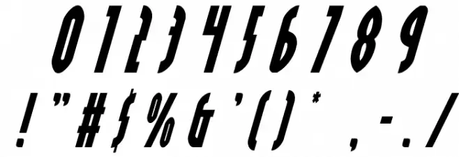 Grendel's Mother Title Italic Font OTHER CHARS