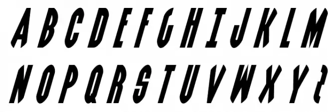 Grendel's Mother Title Italic フォント 大文字