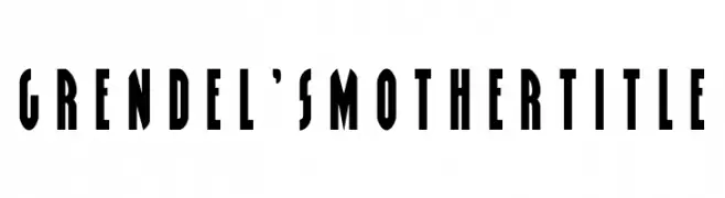 Grendel's Mother Title  font caratteri gratis