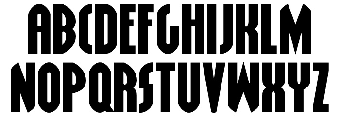 Grendel's Mother Xtra-Expanded Font LOWERCASE