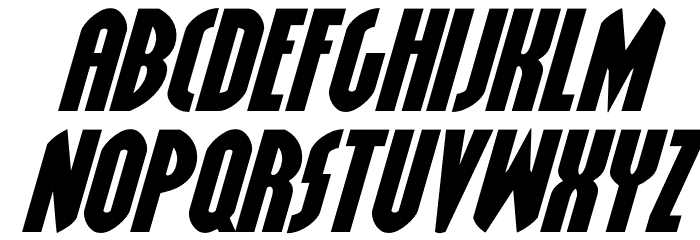 Grendel's Mother XtraExp Ital Font LOWERCASE
