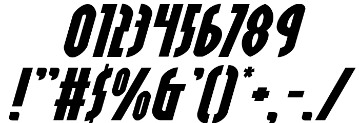 Grendel's Mother XxtraExpand Ital Font OTHER CHARS