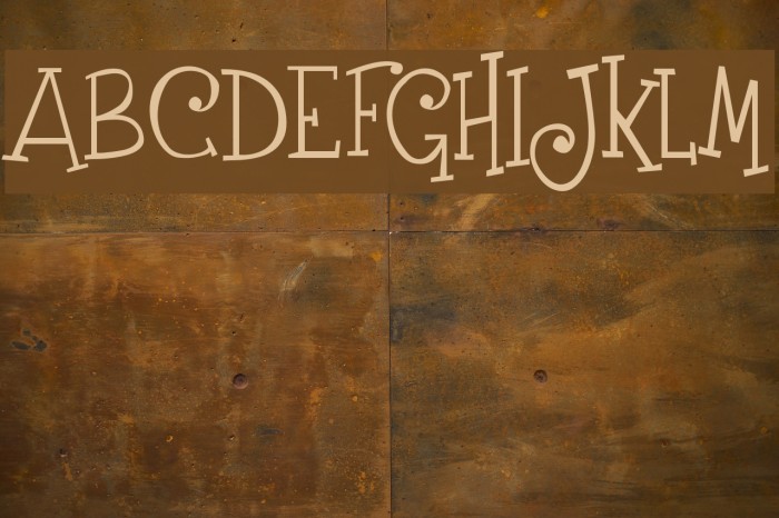 Grenouille Font examples
