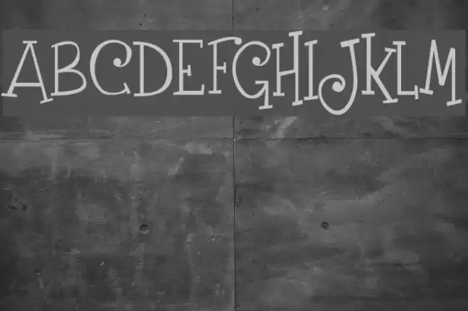 Grenouille Font examples