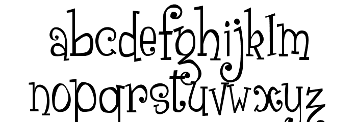 Grenouille Font LOWERCASE