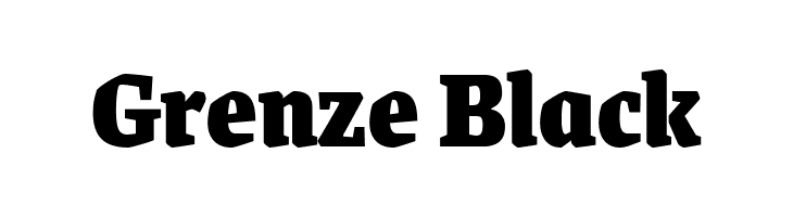 Grenze Black  नि: शुल्क फ़ॉन्ट्स डाउनलोड