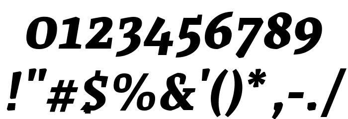 Grenze Bold Italic Font OTHER CHARS