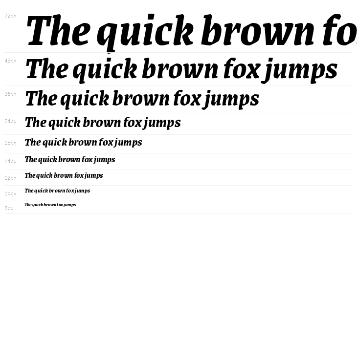 Grenze Bold Italic Waterfall