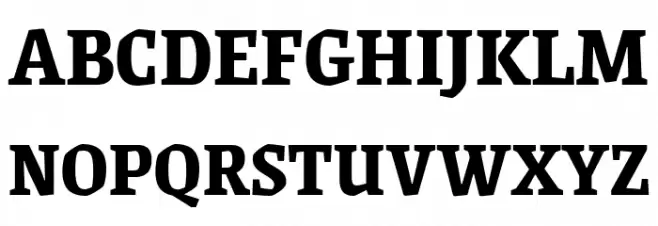 Grenze Bold Font Litere mari