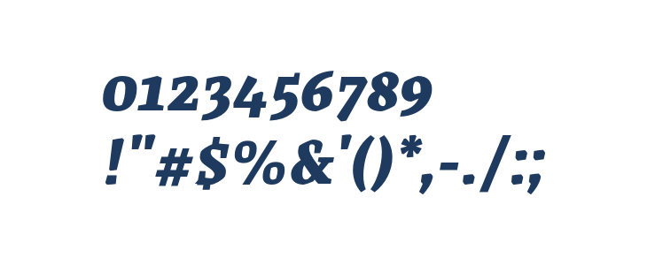 Grenze ExtraBold Italic1 Other Characters