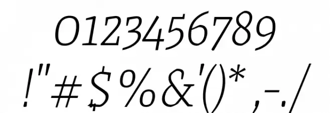 Grenze ExtraLight Italic Font OTHER CHARS